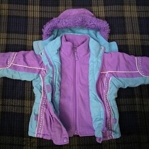 Purple and Blue Kids Jacket